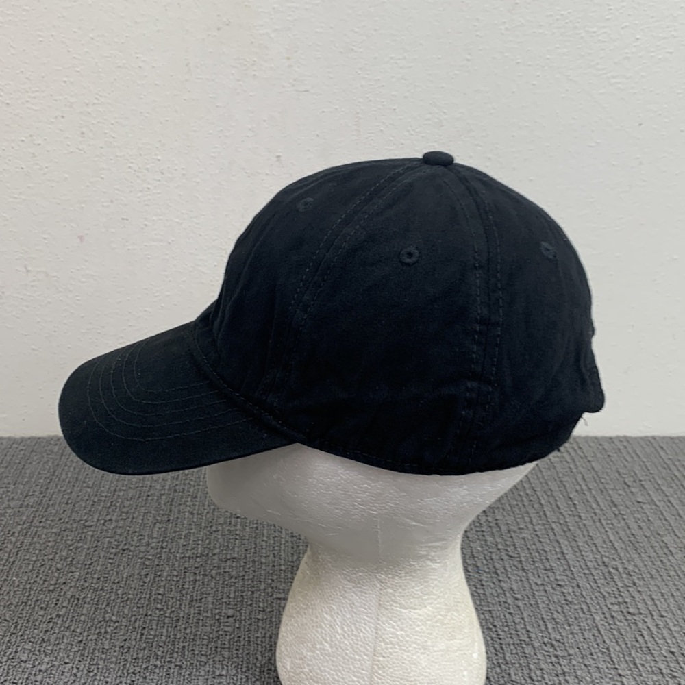 Time and Tru Baseball Hat Womens OSFM Black Soot Soft Adjustable Strapback Cap - Picture 6 of 12